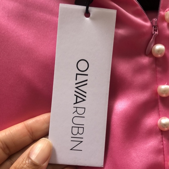 Olivia Rubin Gwen color blocked multi color long sleeve maxi dress US 2 NWT - Picture 6 of 9